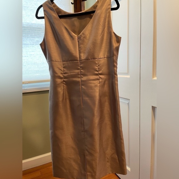 Tahari Tan Dress size 10 - Picture 2 of 3